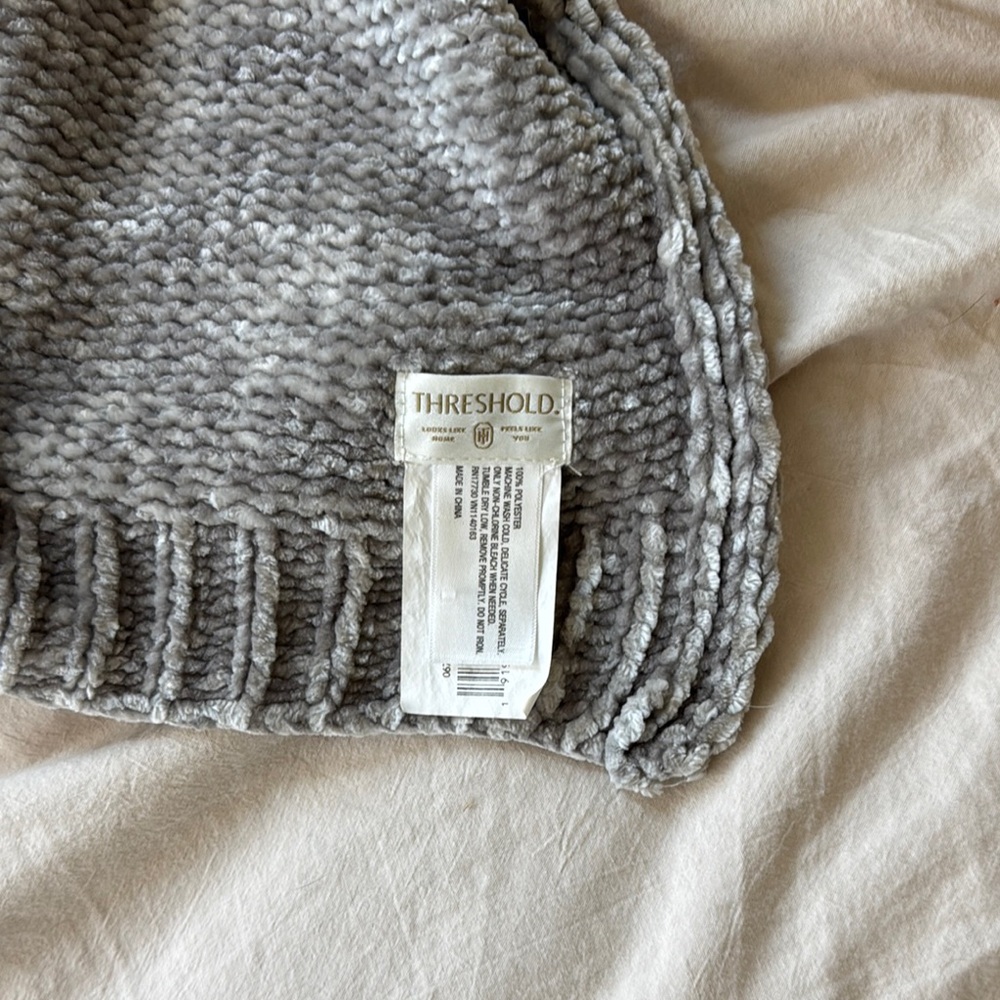 Threshold Project 62 Shiny Chenille Throw